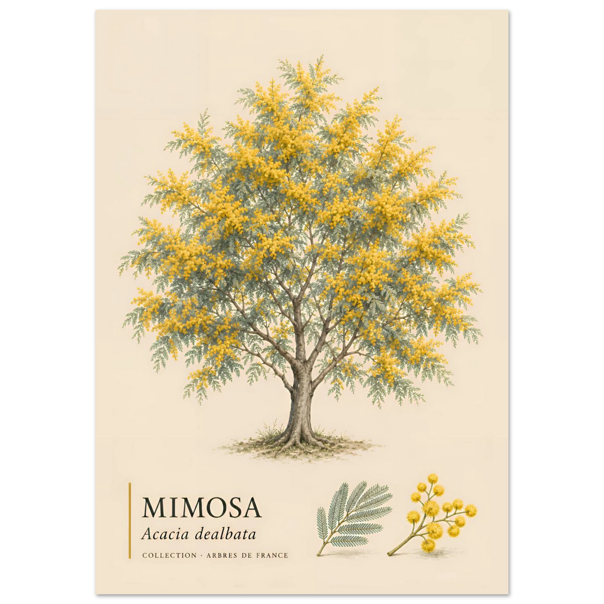 Mimosa | Collection Arbres de France
