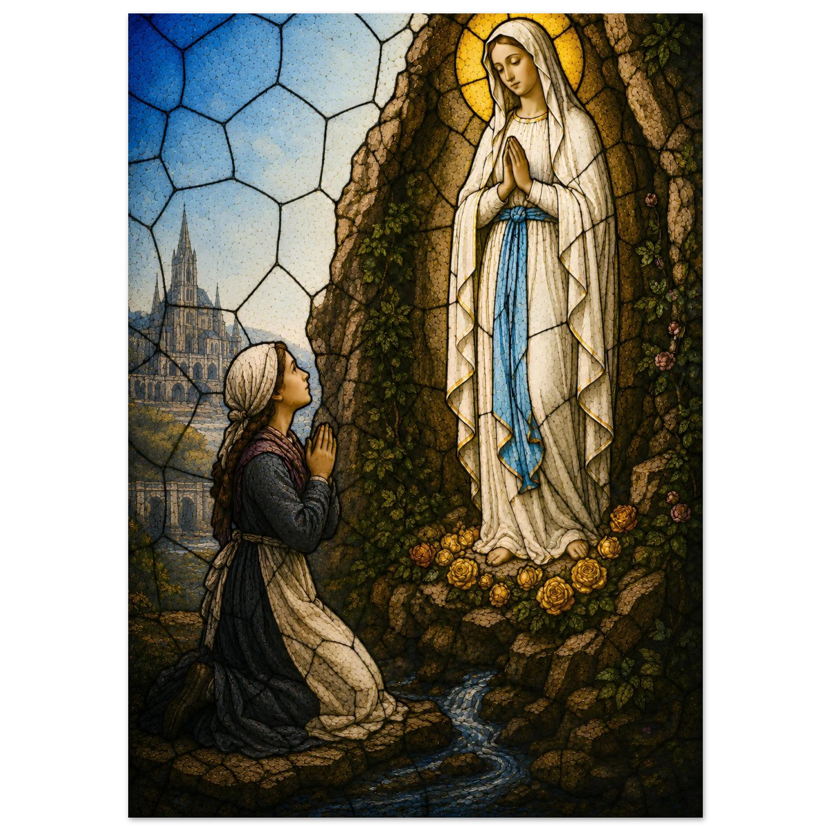 L'apparition à Bernadette | 1858