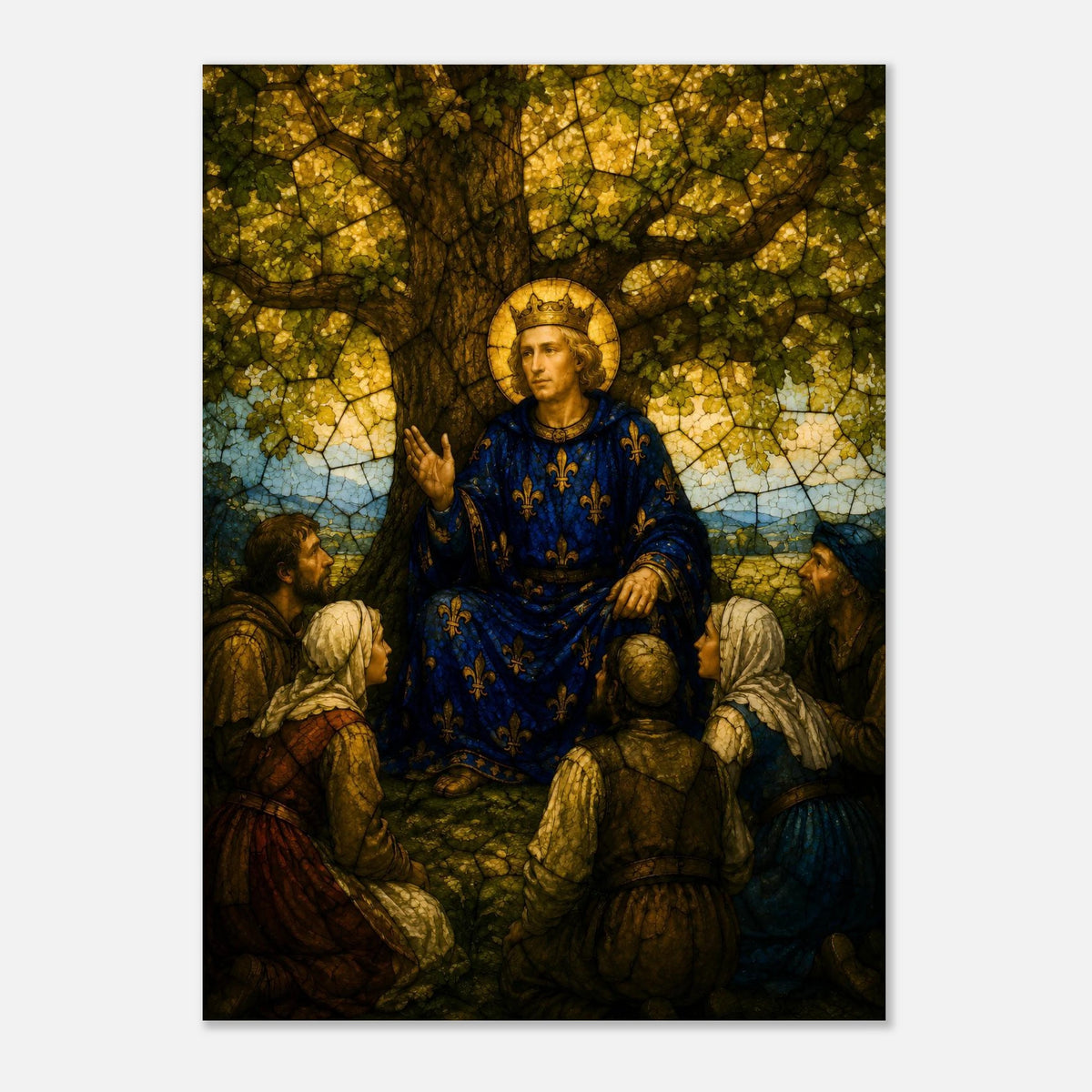 Saint Louis rendant la justice | 1254