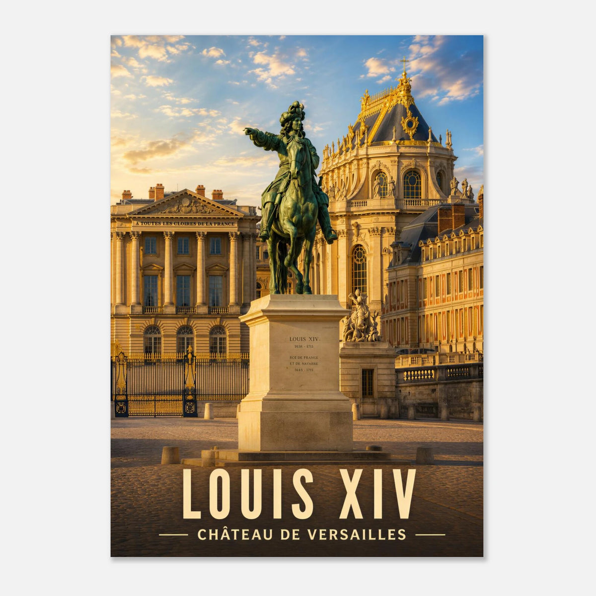Louis XIV - Le Roi Soleil statue à Versailles | Île-de-France