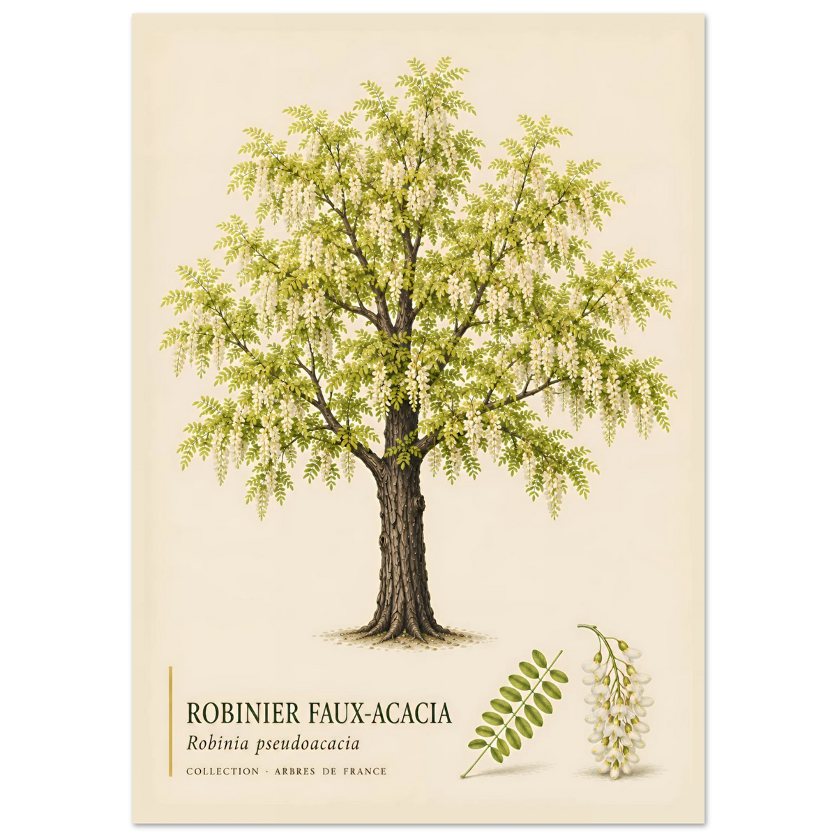 Robinia Faux-Acacia - Collection Arbres de France