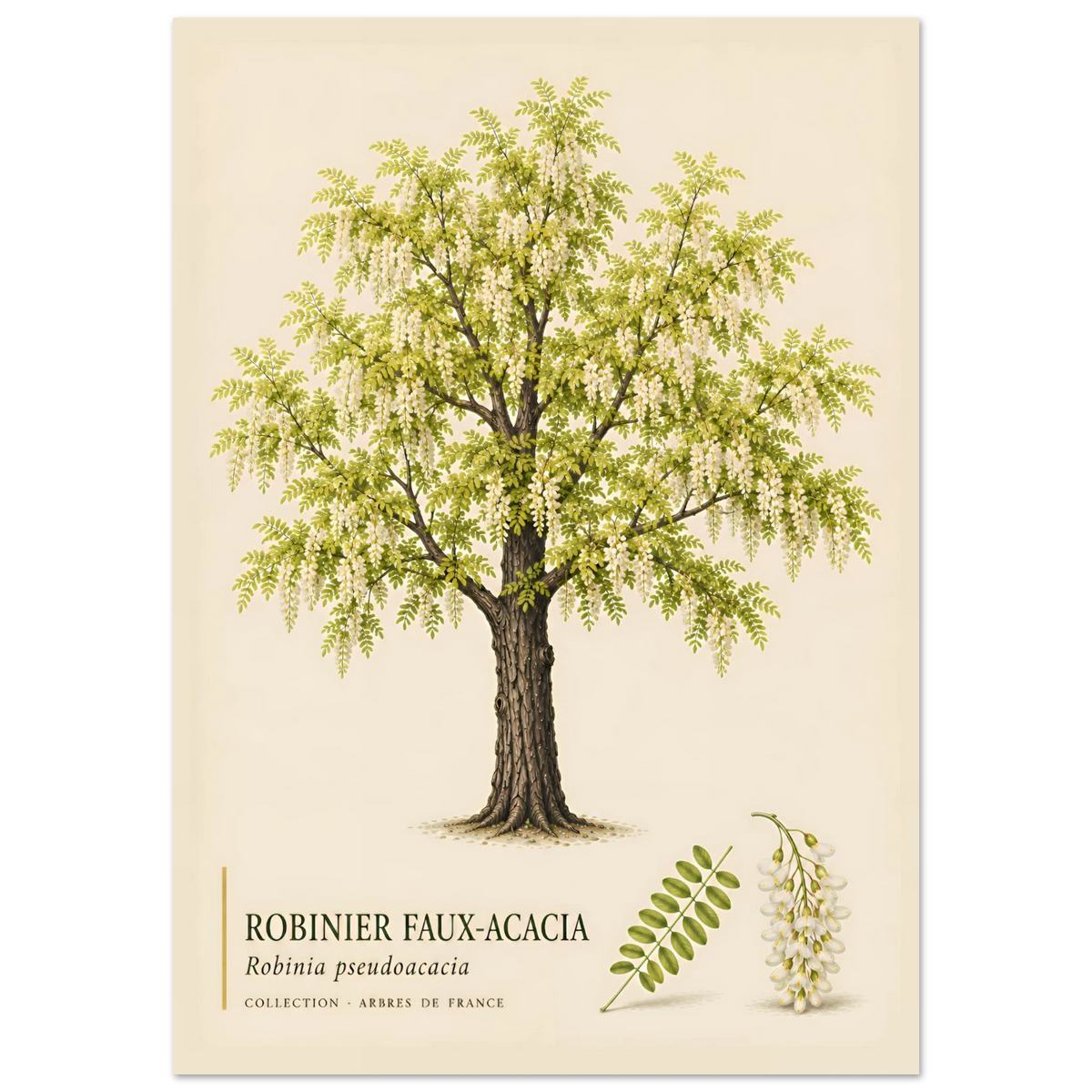 Robinia Faux-Acacia - Collection Arbres de France
