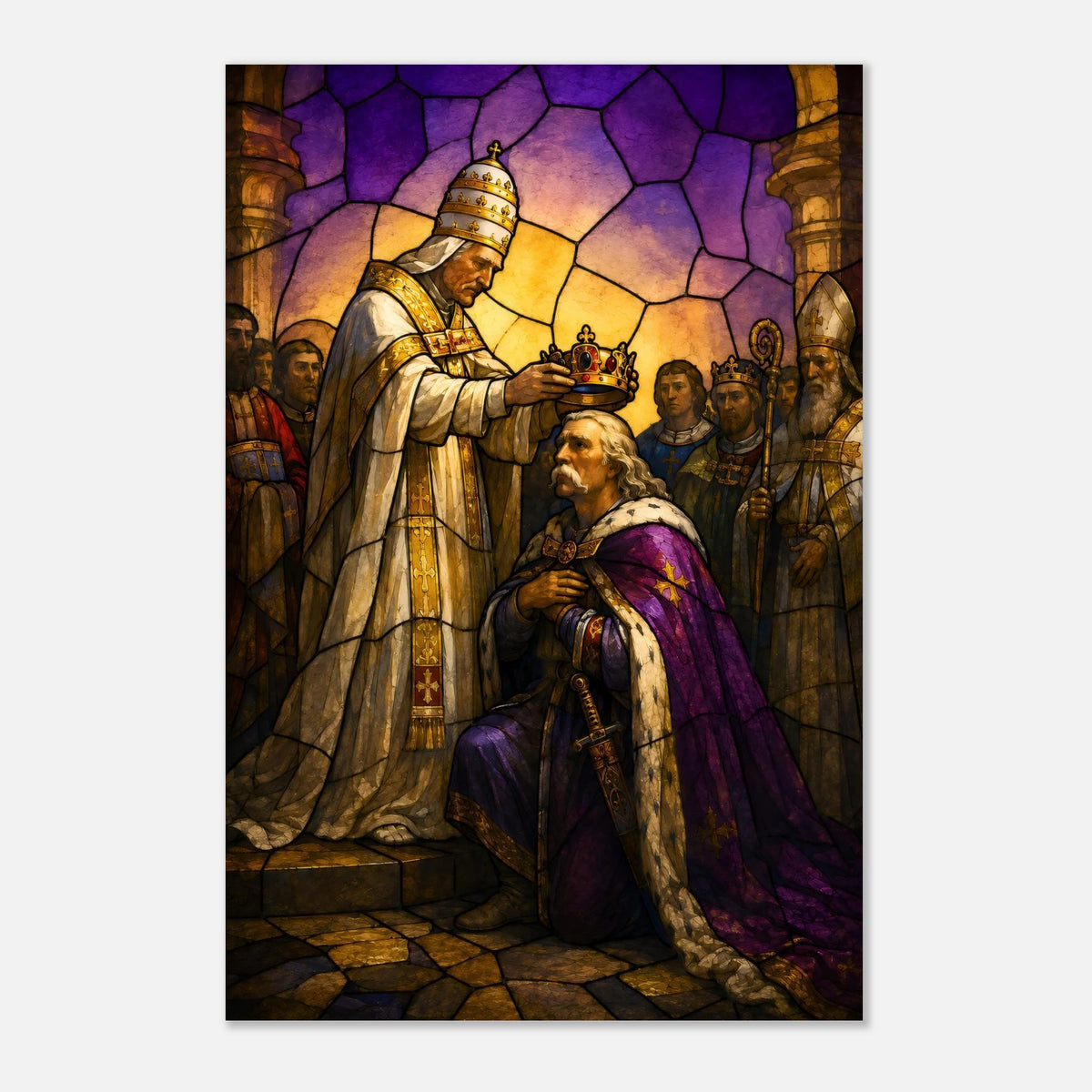 Le sacre de Charlemagne | 800