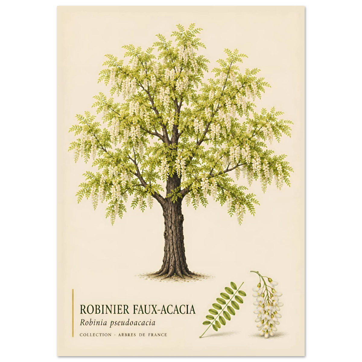Robinia Faux-Acacia - Collection Arbres de France