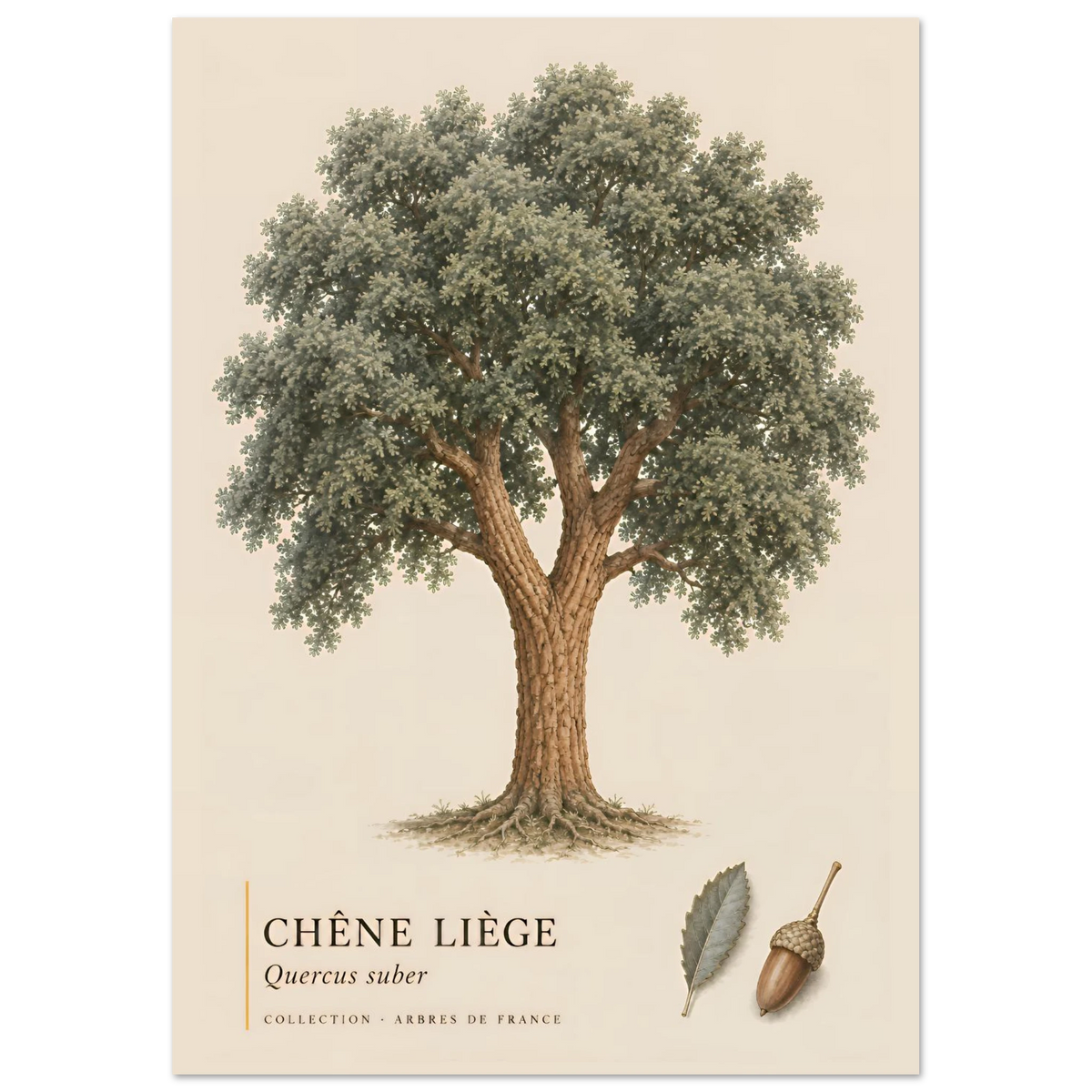 Chêne Liège | Collection Arbres de France