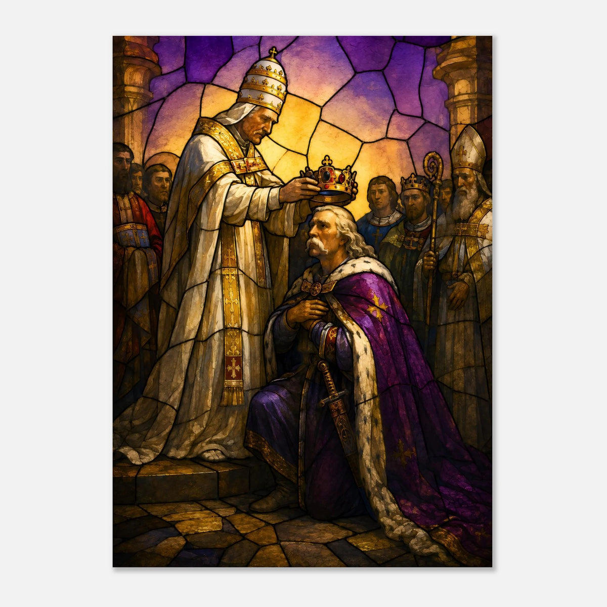 Le sacre de Charlemagne | 800