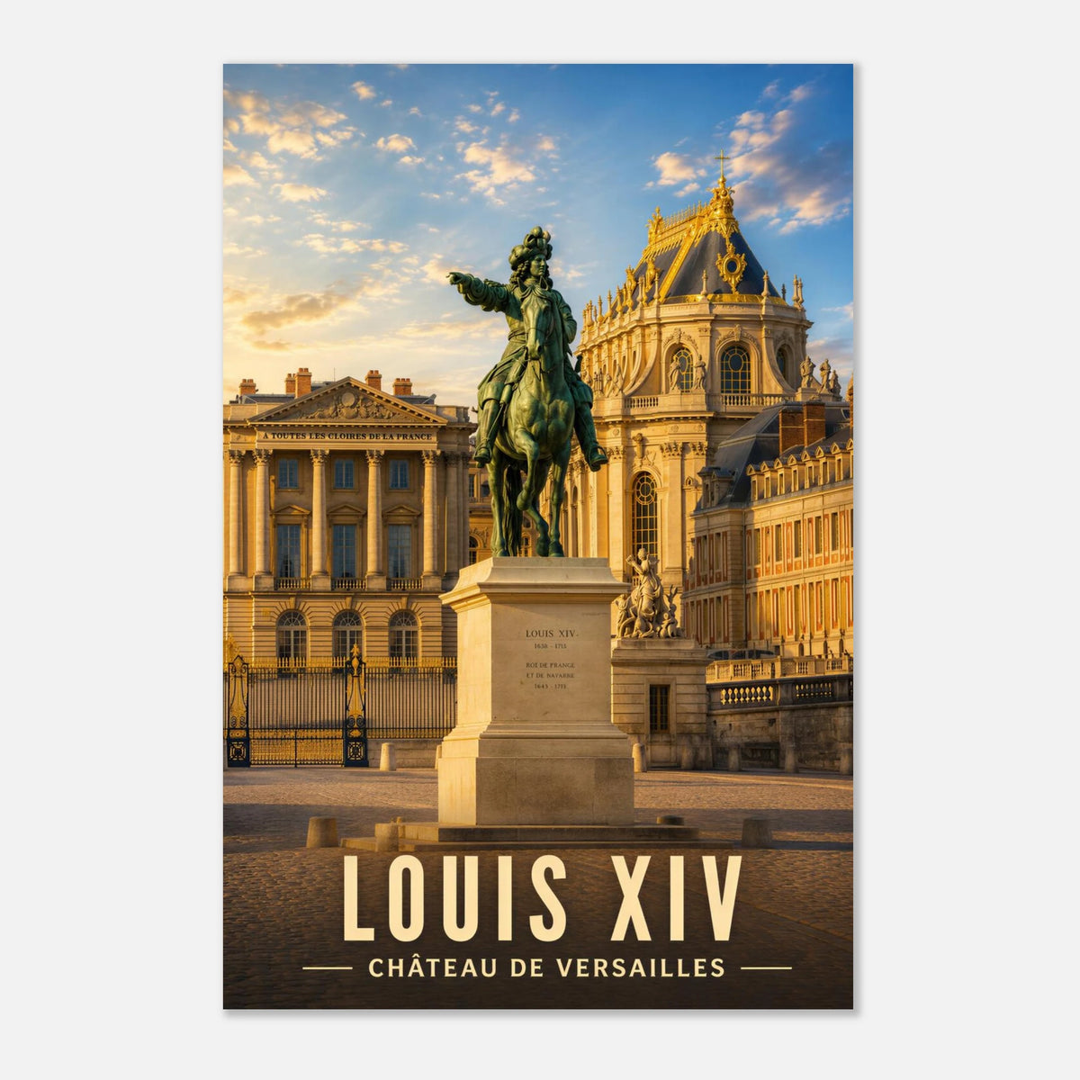 Louis XIV - Le Roi Soleil statue à Versailles | Île-de-France