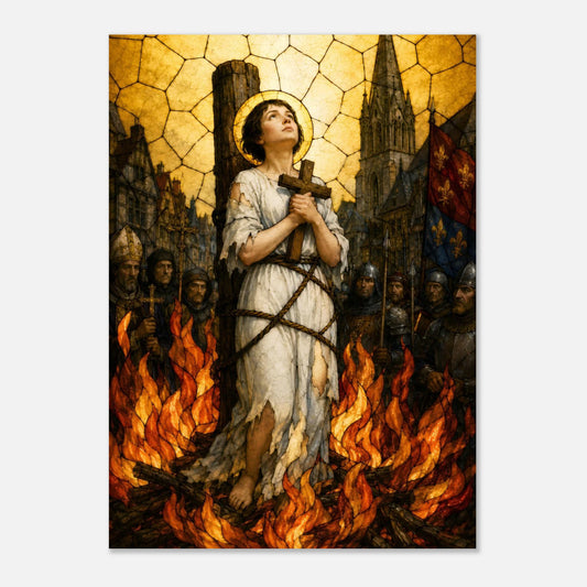 Jeanne d'Arc au bûcher de Rouen | 1431
