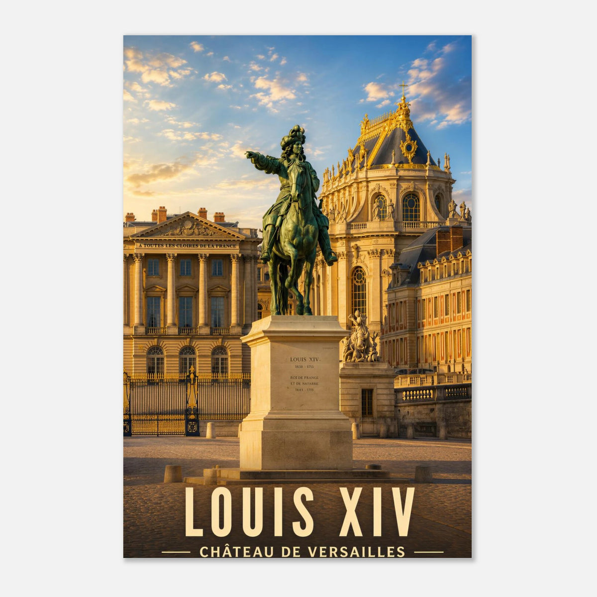 Louis XIV - Le Roi Soleil statue à Versailles | Île-de-France